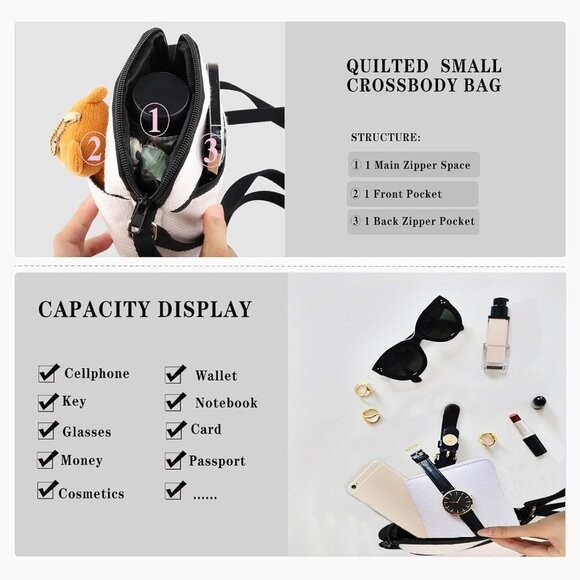 Don't Worry My Tattoos Don't Like You Either - Chic Crossbody Bag for Tattooers - Picture 7 of 7